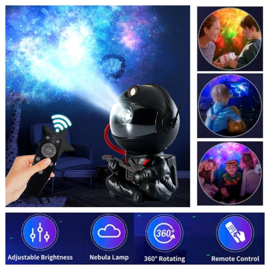 Astronaut Galaxy Projector Lamp Astronaut Starry Sky Projector LED Star Projector Space Projector Night Light with Remote Control for Bedroom Party Home Decor